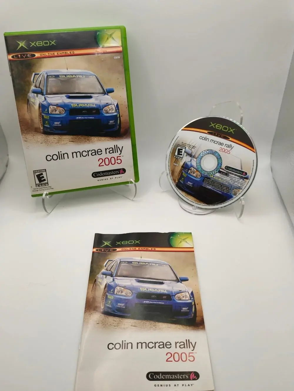 Colin McRae Rally 2005 Xbox CIB Complete Manual